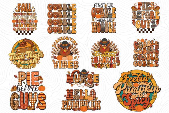 12 Thanksgiving Bundle SVG PNG Review