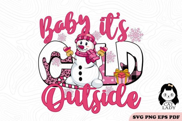 Baby It's Cold Outside Christmas SVG PNG Review