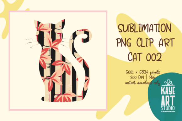 Cat Sublimation PNG Clip Art 002 Review