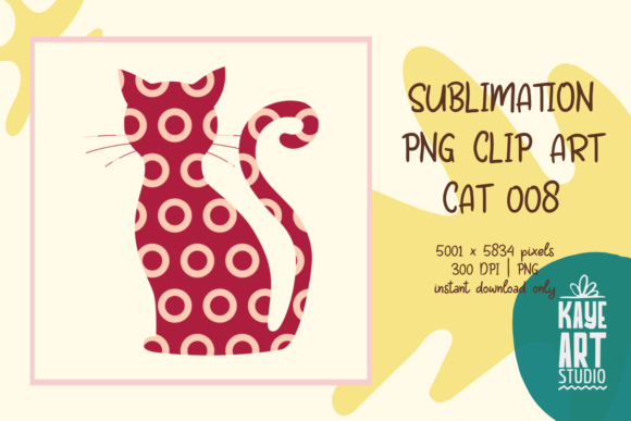 Cat Sublimation PNG Clip Art 008 Review