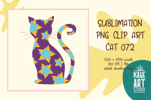 Cat Sublimation PNG Clip Art 072 Review