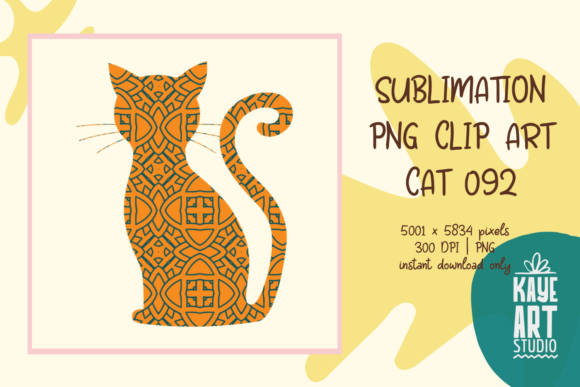 Cat Sublimation PNG Clip Art 092 Review