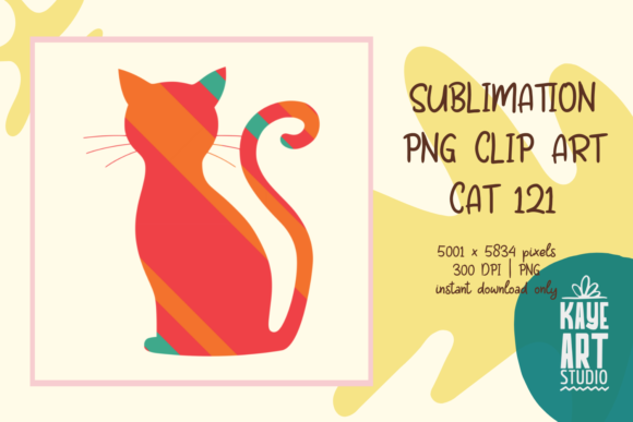 Cat Sublimation PNG Clip Art 121 Review