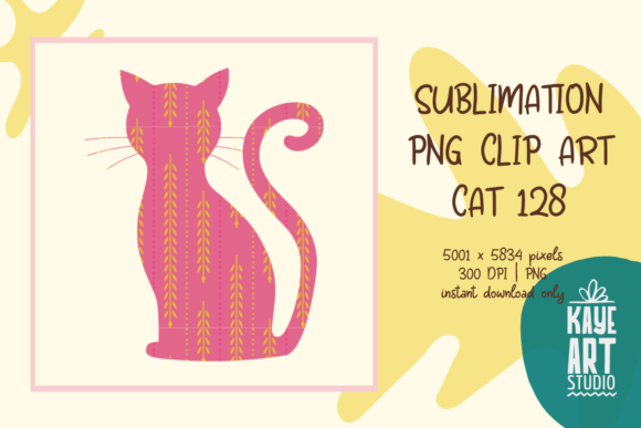Cat Sublimation PNG Clip Art 128 Review