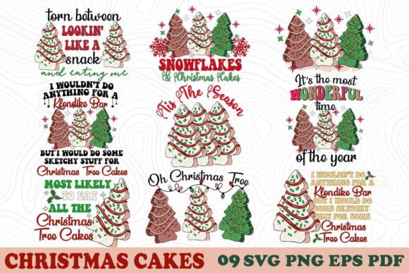 Christmas Cakes SVG Sublimation Bundle Review