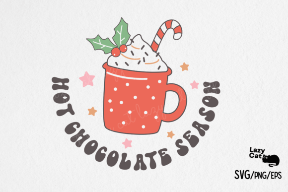 Cute Christmas Sayings SVG Hot Chocolate