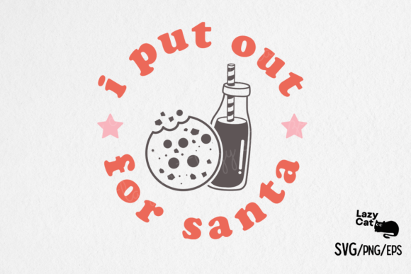 Cute Christmas Sayings SVG Milk Cookie