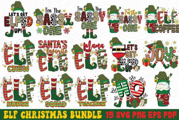 ELF Christmas Quotes SVG PNG Bundle Review