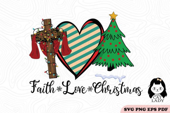 Faith Love Christmas SVG PNG Review