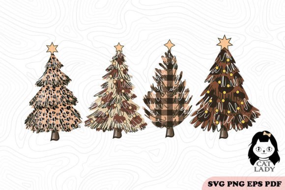 Howdy Christmas Trees SVG PNG Review