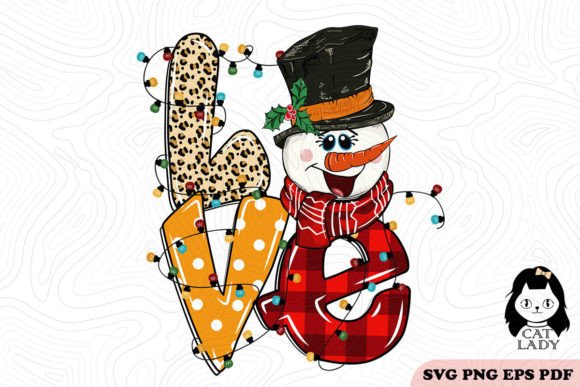 Love Snowman Christmas SVG PNG Review for Embroidery Projects