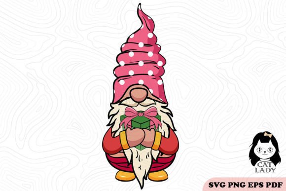 Pink Gnomes Christmas SVG PNG Review