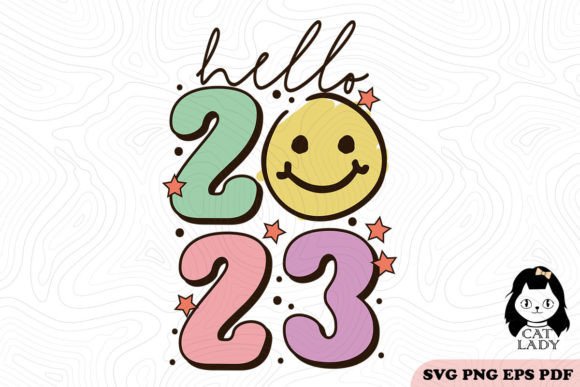 Retro Hello 2023 SVG PNG Review for Embroidery Projects