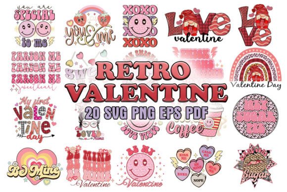 Retro Valentine SVG Sublimation Bundle Review