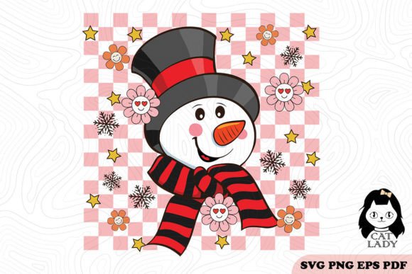 Snowman Christmas Seamless SVG PNG Review