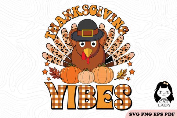 Thanksgiving Vibes Turkey SVG PNG Review
